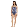 Vilebrequin Second Skin Effect Eyes Of The Wind One-piece Swimsuit In Minuit