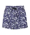 Vilebrequin Shark Print Shorts In Blue