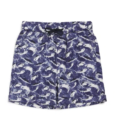VILEBREQUIN SHARK PRINT SHORTS