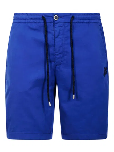 Vilebrequin Short Comfort Ppt Str Solid In Blu Elettrico