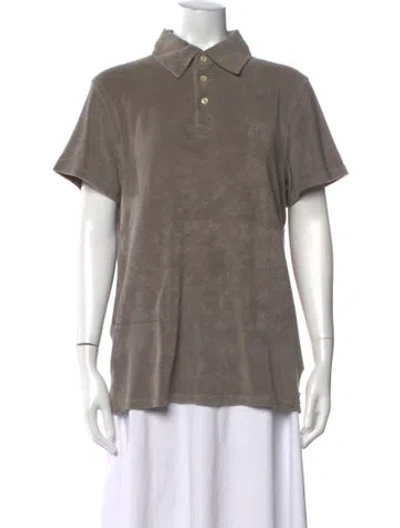 Pre-owned Vilebrequin Short Sleeve Polo In Neutrals