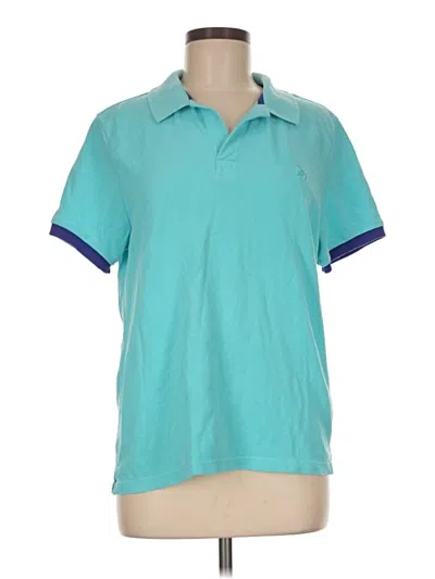 Pre-owned Vilebrequin Short Sleeve Polo Shirt In Teal