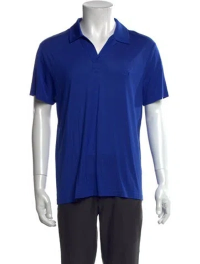 Pre-owned Vilebrequin Short Sleeve Shirt In Blue