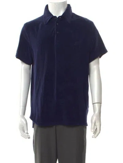 Pre-owned Vilebrequin Short Sleeve Shirt In Blue
