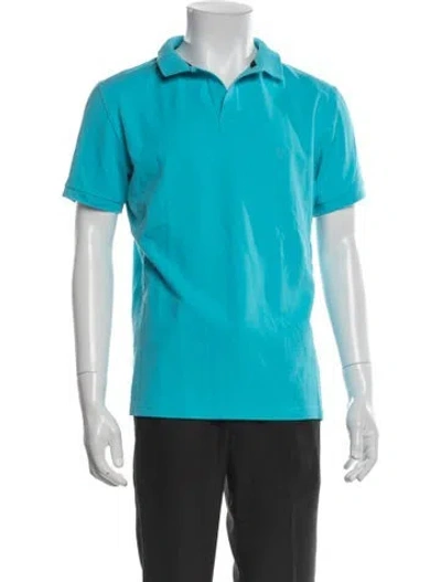 Pre-owned Vilebrequin Short Sleeve Shirt In Blue
