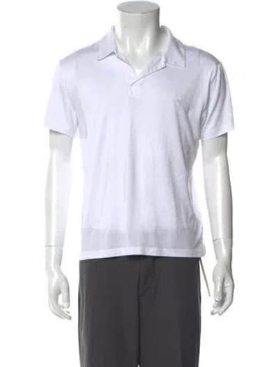 Pre-owned Vilebrequin Short Sleeve Shirt In White