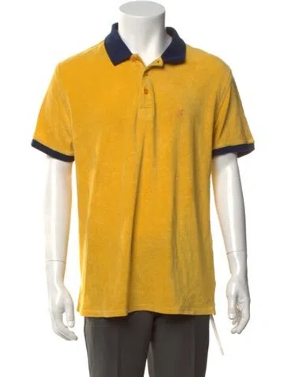 Pre-owned Vilebrequin Short Sleeve Shirt In Yellow