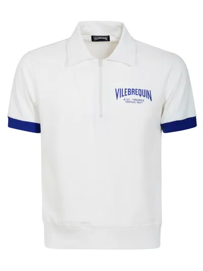 Vilebrequin Short Sleeves Sweatshirt In Off White
