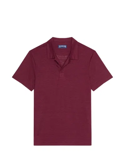 Vilebrequin Short-sleeves Polo Shirt In Burgundy