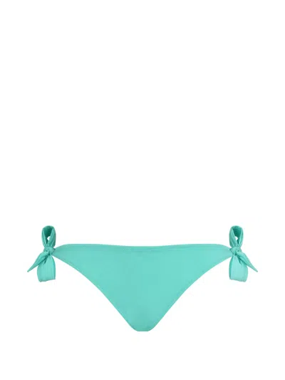 Vilebrequin Side-tie Bikini Bottoms In Green
