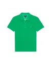 Vilebrequin Slim Fit Cotton Pique Polo Shirt In Jungle Green