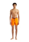 Vilebrequin Solid Bicolor Swim Shorts In Abricot