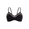 Vilebrequin Solid Bra-style Bikini Top In Noir