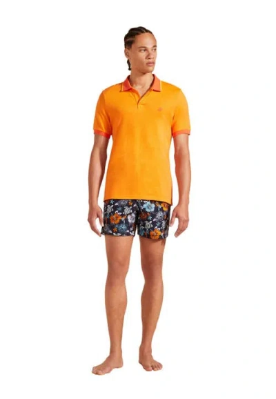 VILEBREQUIN CHANGING COLOR COTTON PIQUE POLO