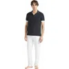 Vilebrequin Solid Cotton Polo In Noir