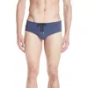 Vilebrequin Solid Fitted Swim Brief In Blue