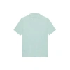 Vilebrequin Solid Linen Jersey Polo In Pacific