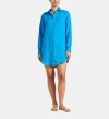 Vilebrequin Solid Linen Tunic In Bleu Hawai