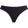 Vilebrequin Solid Midi Brief Bikini Bottom In Noir