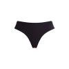 Vilebrequin Solid Midi Brief Bikini Bottom In Noir