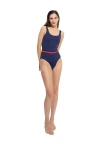 Vilebrequin X Ines De La Fressange Swimsuit In Bleu Marine