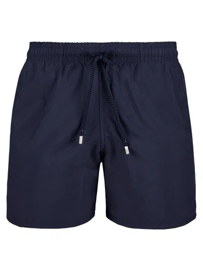 Vilebrequin Solid Recycled Polyamide Swim Shorts In Blue