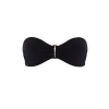 Vilebrequin Solid Ring Bandeau Bikini Top In Noir