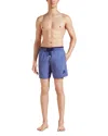 Vilebrequin Logo-embroidered Swim Shorts In Storm Blue
