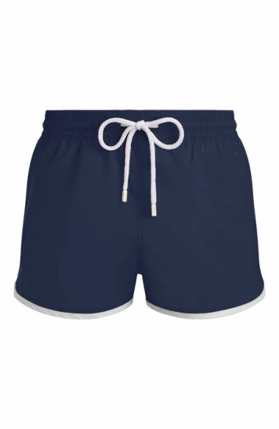 Vilebrequin Solid Ultra-light Short Swim Trunks In Blue