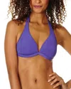 Vilebrequin Solid Water Halter Neck Swim Top In Yellow