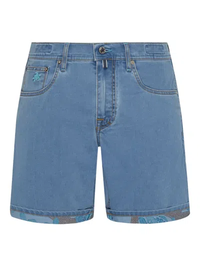 Vilebrequin Starfish And Turtles Shorts In Blue