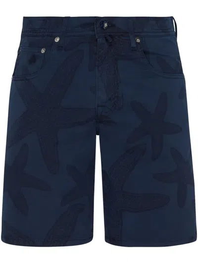 Vilebrequin Starfish Bermuda Shorts In Blue