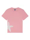 Vilebrequin Starfish-detail Crew-neck T-shirt In Pink
