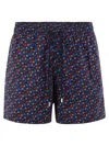 VILEBREQUIN STRETCH BEACH SHORTS WITH PATTERNED PRINT