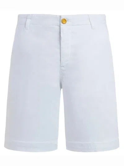 Vilebrequin Stretch Cotton Bermuda Shorts In White