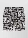 Vilebrequin Stretch Polyester Swimming Shorts With Tahiti Turtles Pattern