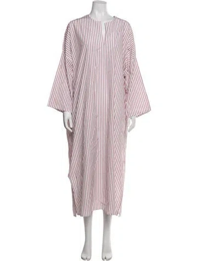 Pre-owned Vilebrequin Striped Long Dress In Multicolor