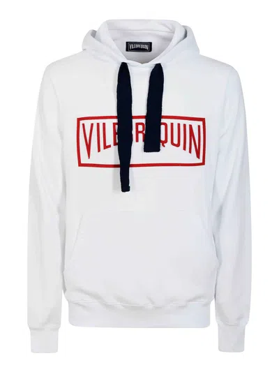 Vilebrequin Cotton Hoodie With Drawstring And Kangaroo Pocket In White