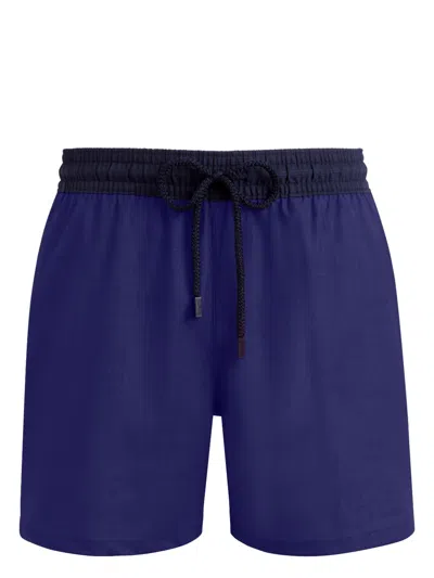 Vilebrequin Super 120's Elasticated-waist Swim Shorts In Blue