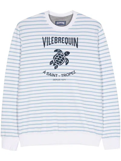 Vilebrequin Sweatshirt With Logo In Blue