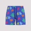 Vilebrequin Tortoise Print Swim Shorts In Black