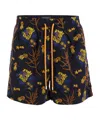 Vilebrequin Mistral - Patterned Swimming Shorts In Blue