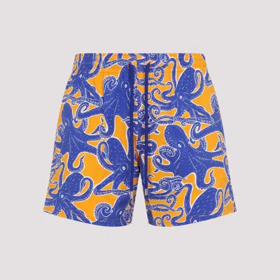 Vilebrequin Swim Shorts Multicolour In Orange