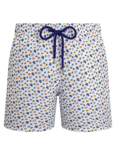 Vilebrequin Swim Shorts With Multicolour Micro Turtle Print