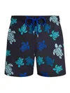 Vilebrequin Graphic-print Swim Shorts In Black