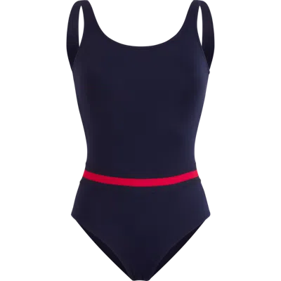 Vilebrequin X Ines De La Fressange Swimsuit In Blue