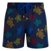 Vilebrequin X Falke Moorea Printed Swim Trunks In Blue
