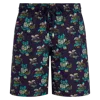 Vilebrequin Landscapes Turtles-print Swim Shorts In Blue
