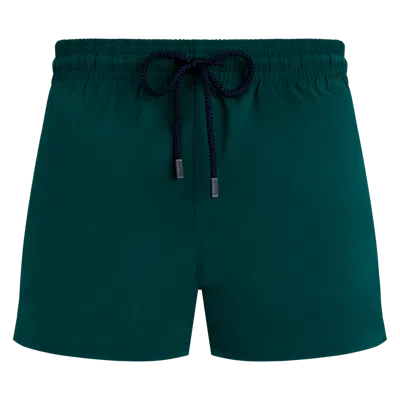 Vilebrequin Logo-patch Swim Shorts In Green