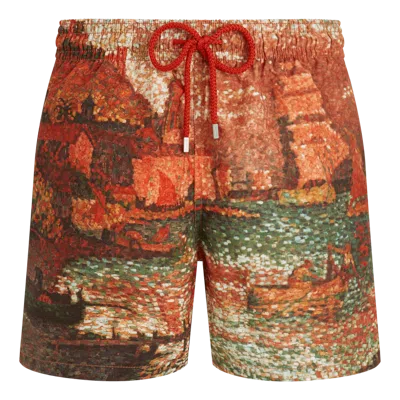 Vilebrequin Swimming Trunk In Red